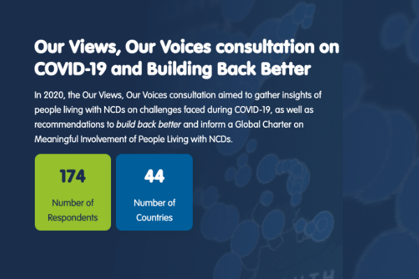 Results of NCDA’s Global Consultation with people living with NCDs